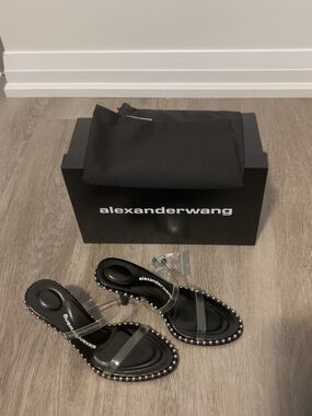Alexander Wang Black Nova Mules
